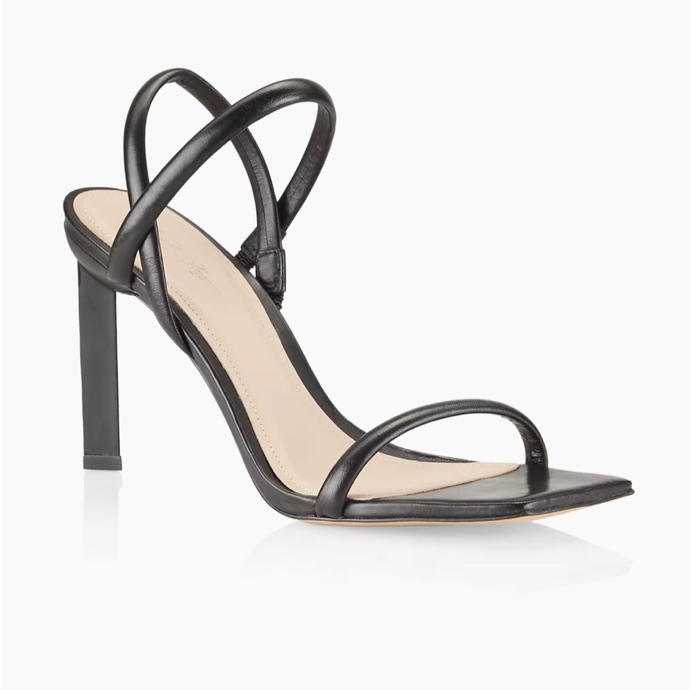 Saks Fifth Ave Strappy Leather Heels